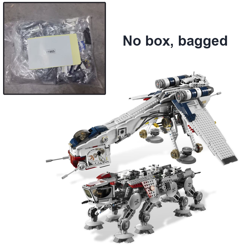 Model Kit Runner - 1788pcs AT-OT Dropiship AT-OT Walker Starifighter
