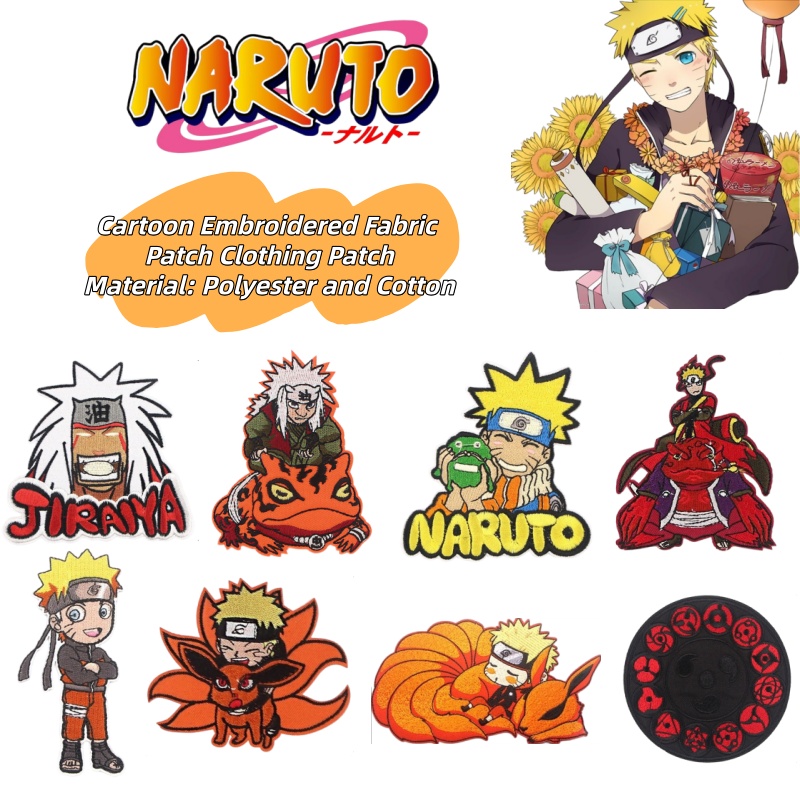 Model Kit Japanese - Naruto Japanese-style cartoon anime personalized embroidered