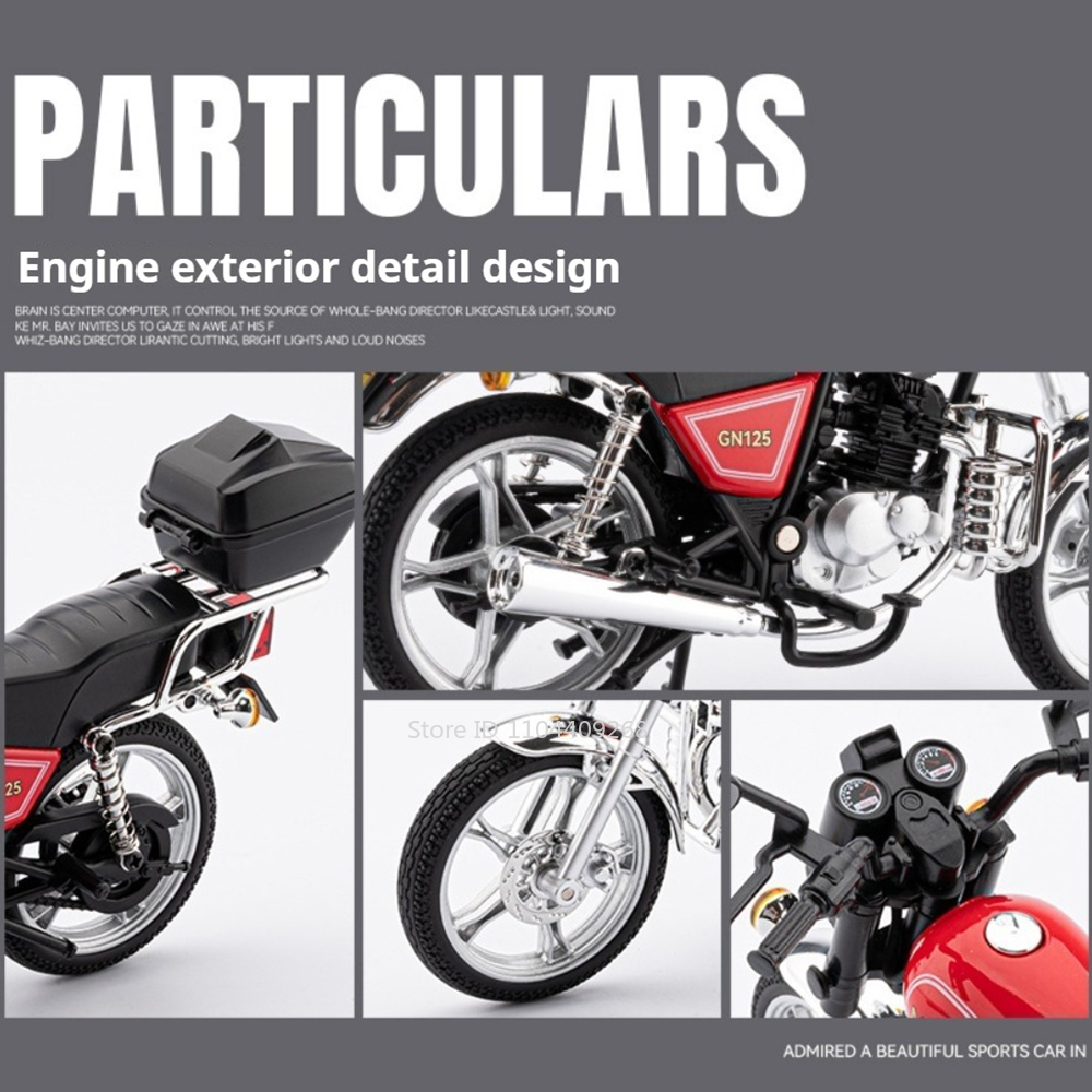 1:12 Suzuki GN125 R Nine T Ret - đánh giá và giá Model Kit Aoshima