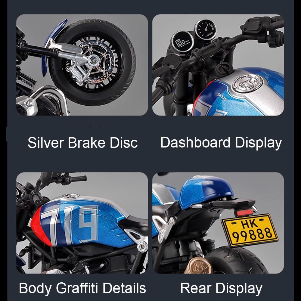 1:12 Suzuki GN125 R Nine T Ret - đánh giá và giá Model Kit Aoshima