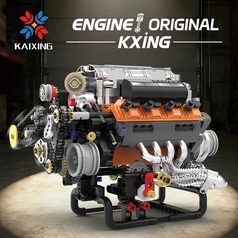 K96215 767PCS V8 Engine Model  - đánh giá và giá Model Kit V8