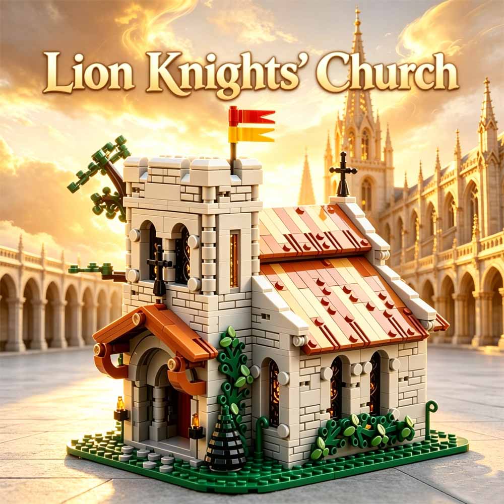 Medieval Lion Knights Church B - đánh giá và giá Model Kit Knight