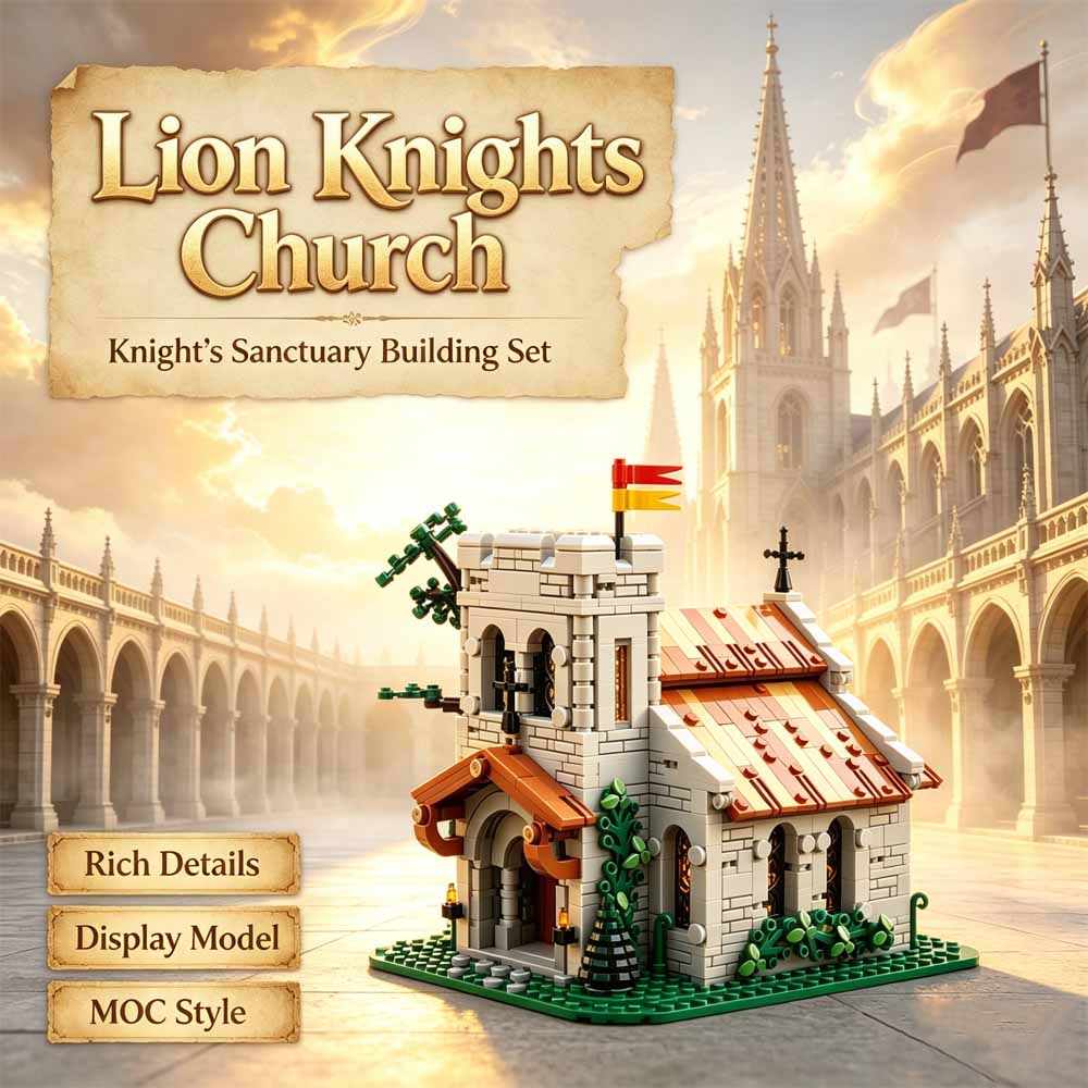 Medieval Lion Knights Church B - đánh giá và giá Model Kit Knight
