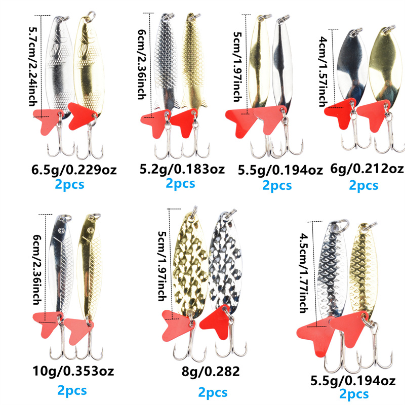 14-piece sequined lure bait, p - đánh giá và giá Model Kit One Piece Ship