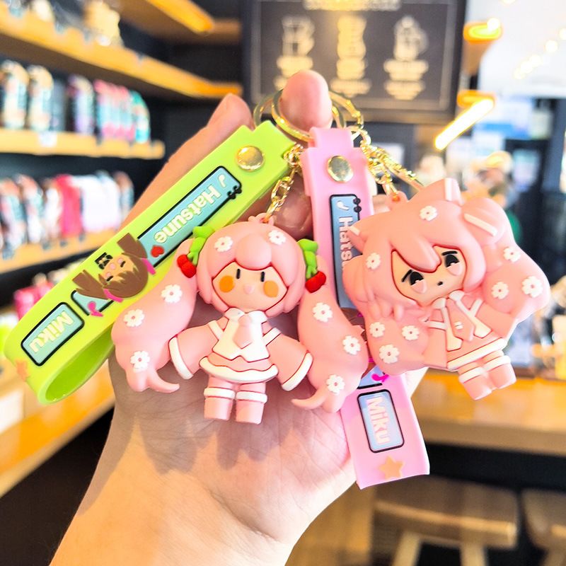 Hatsune Miku Keychain Cartoon  - đánh giá và giá Model Kit Japanese