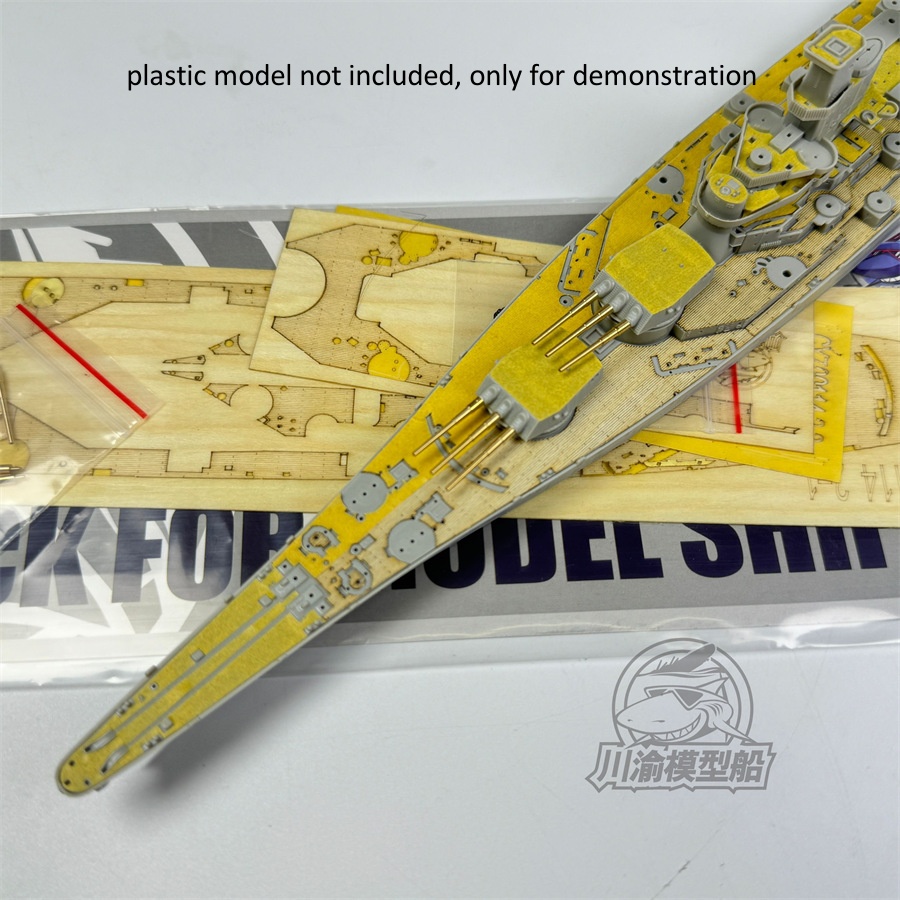 1/700 Scale Wooden Deck Metal  - đánh giá và giá Model Kit Uss Iowa