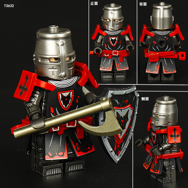 ST3631-3636 Middle Ages Fire D - đánh giá và giá Model Kit Knight
