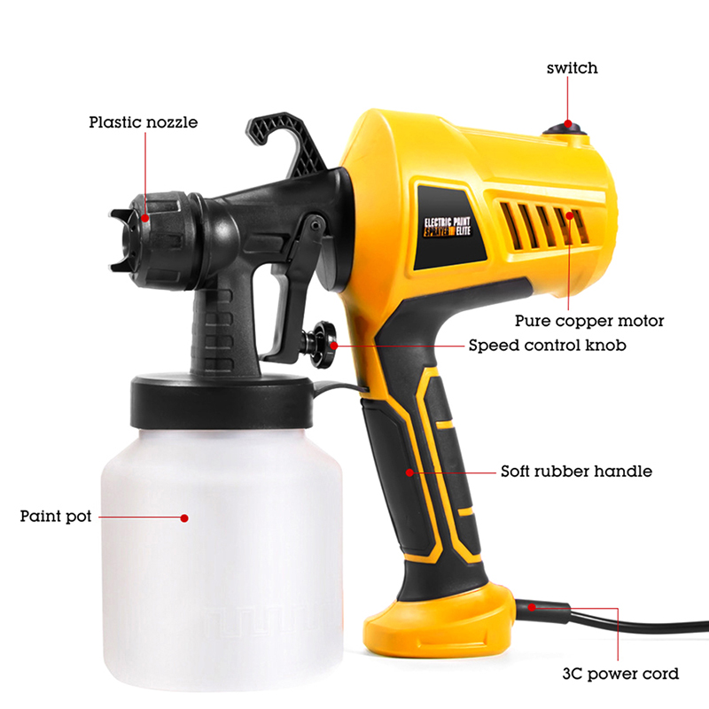 800ML Plastic Electric Spray P - đánh giá và giá Spray Can Lacquer
