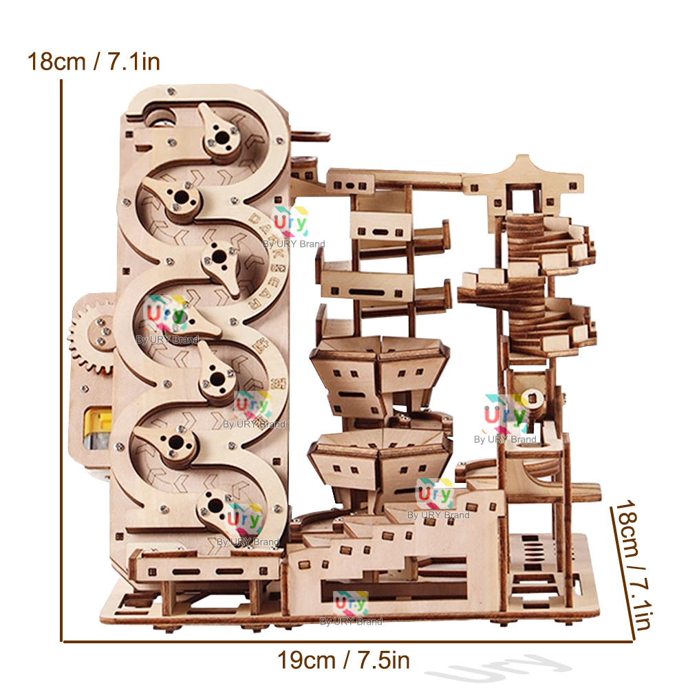 Ury 3D Wooden Puzzle Electric  - đánh giá và giá Model Kit Runner