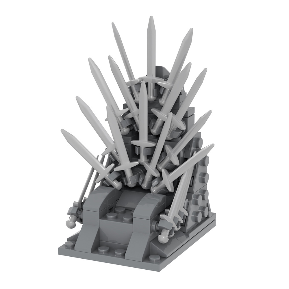 MOC Iron Throne Sword Chair An - đánh giá và giá Model Kit Iron Sickle