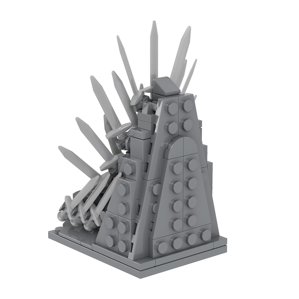 MOC Iron Throne Sword Chair An - đánh giá và giá Model Kit Iron Sickle