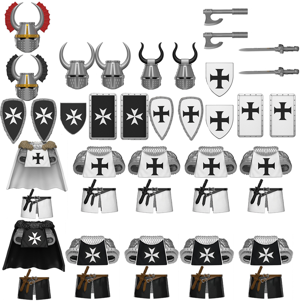 MOC Medieval Military War Knig - đánh giá và giá Model Kit Knight