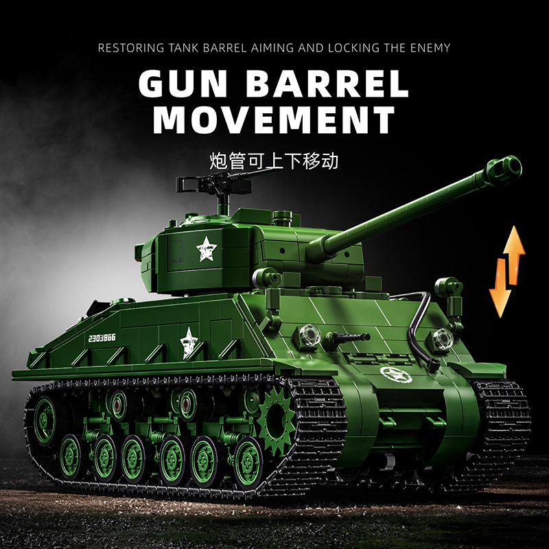 American M4 Sherman Medium-Siz - đánh giá và giá Model Kit Runner