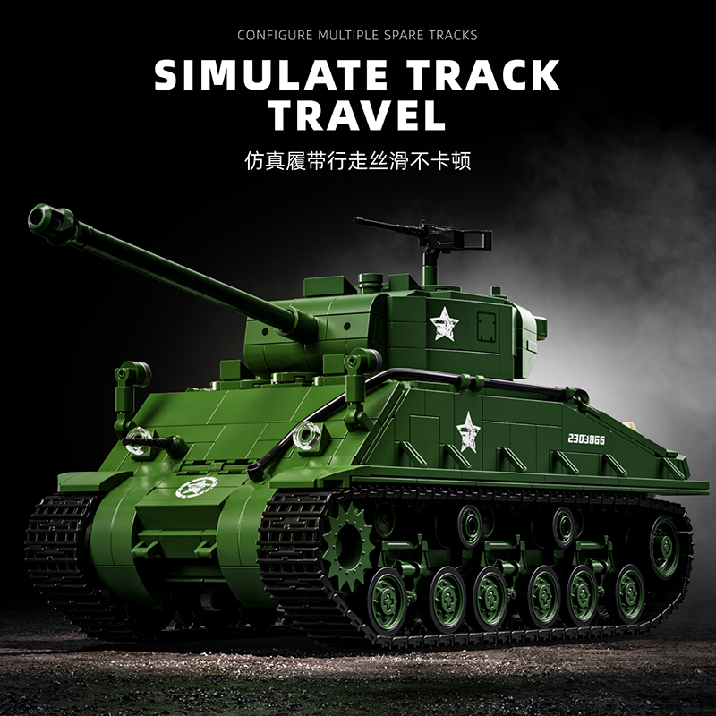 American M4 Sherman Medium-Siz - đánh giá và giá Model Kit Runner