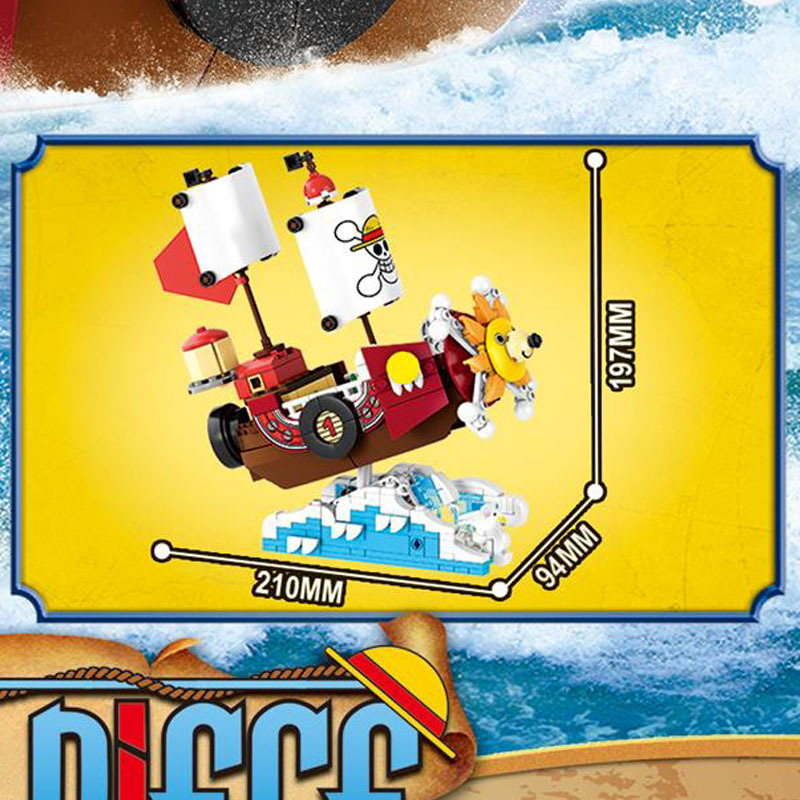 4in1 One Piece THOUSAND SUNNY  - đánh giá và giá Model Kit One Piece Ship