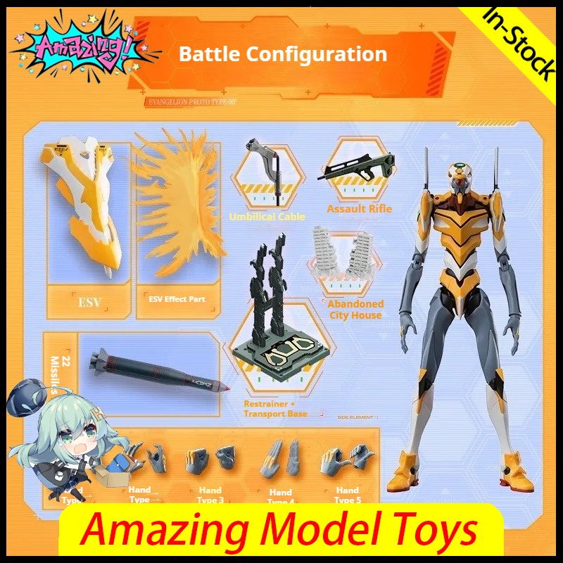 In Stock Blokees New Century E - đánh giá và giá Model Kit Eva 02